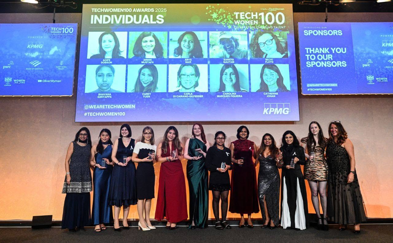 Becki Floyd named on the TechWomen100 list at the 2025 awards
